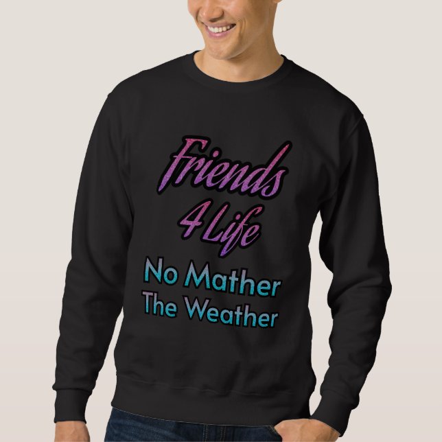 Friend 4 Life T - Shirt Bester Freund für immer Ge (Vorderseite)