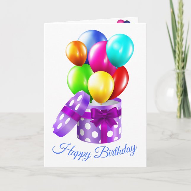 Friend Birthday Card Feiertagskarte (Vorderseite)