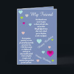 FRIEND BIRTHDAY CARD KARTE<br><div class="desc">für den lass deiner Freundin wissen,  wie viel du von ihnen denkst und wie sie bei ihrem Geburtstag in deinen Gedanken sind</div>