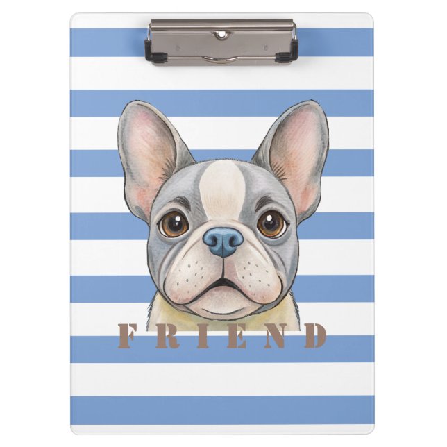 Friend Bulldog Klemmbrett (Vorderseite)
