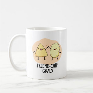 Friend Chip Goals Funny Chip Pun Kaffeetasse