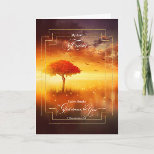 Friend Christlich Thessaloniker Vielen Dank Karte