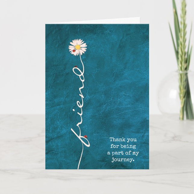 Friend Daisy mit Ladybugs Karte (Vorderseite)