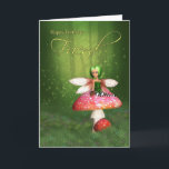 Friend Fairy Birthday Card - Woodland Fairy Happy Karte<br><div class="desc">Friend Fairy Birthday Card - Woodland Fairy Happy Birthday</div>