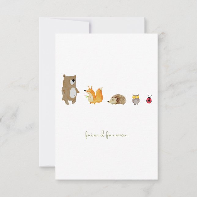 Friend Forever Card Karte (Vorderseite)