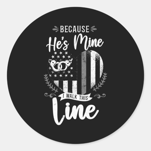 Friend He American Flag Runder Aufkleber (Vorderseite)