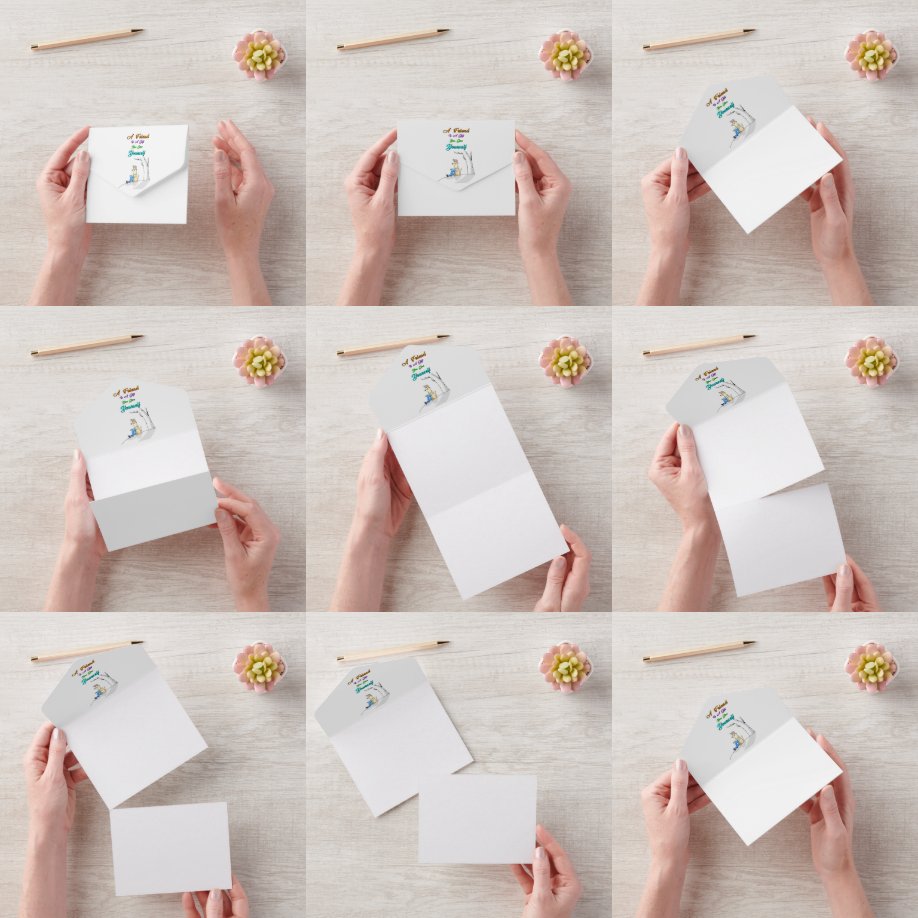 Friend ist ein Geschenk, dass Sie sich selbst Hund All In One Einladung