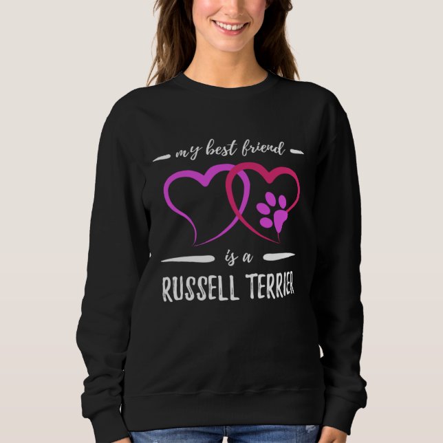 Friend Jack Russell Terrier Dog  Dog Mom Sweatshirt (Vorderseite)