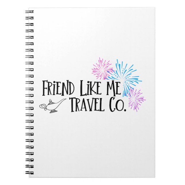 Friend Like Me Travel Co. Spiral Notebook Notizblock (Vorderseite)