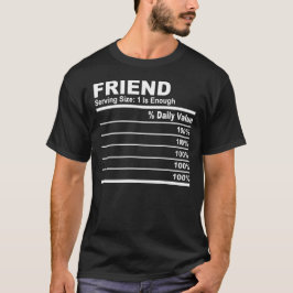 Friend Nutrition Fakten Personalisierte Familie T-Shirt