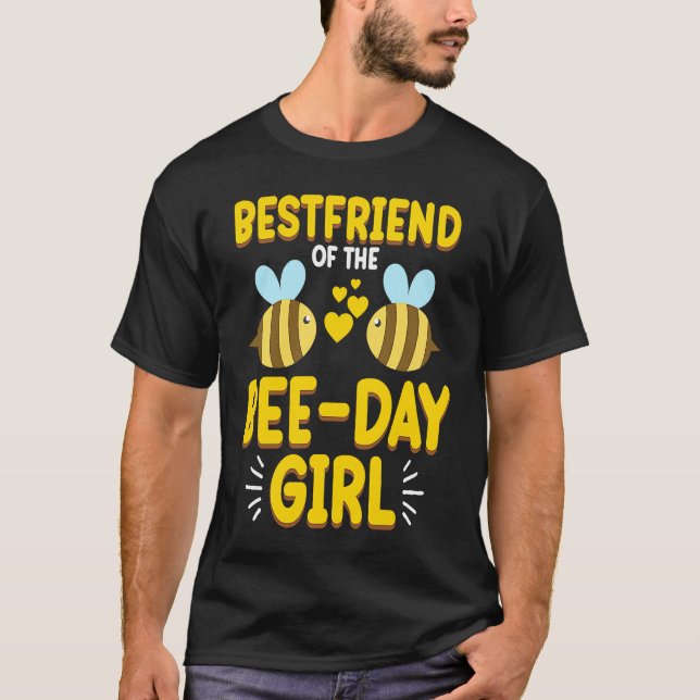 Friend Of Bee Day Girl Honey Beekeeper Beekeeping  T-Shirt (Vorderseite)
