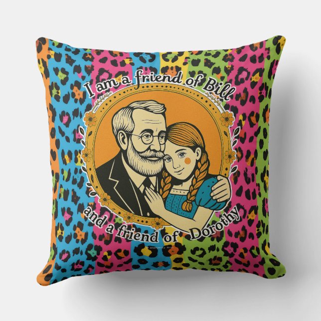 Friend of Bill and of Dorothy - Throw Pillow Kissen (Rückseite)