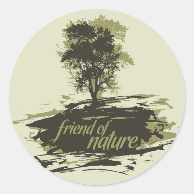 Friend of Nature Aufkleber (Vorderseite)