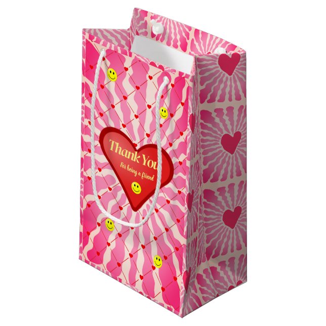 Friend Sunshine Vielen Dank Kleine Geschenktüte (Vorderseite Schrägansicht)