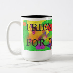 FRIEND Zwei-Tonen-Tasse, 15 oz Zweifarbige Tasse
