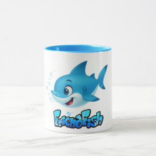 🐠 FriendFish-Becher-Serie – Cute, Farbige Tasse