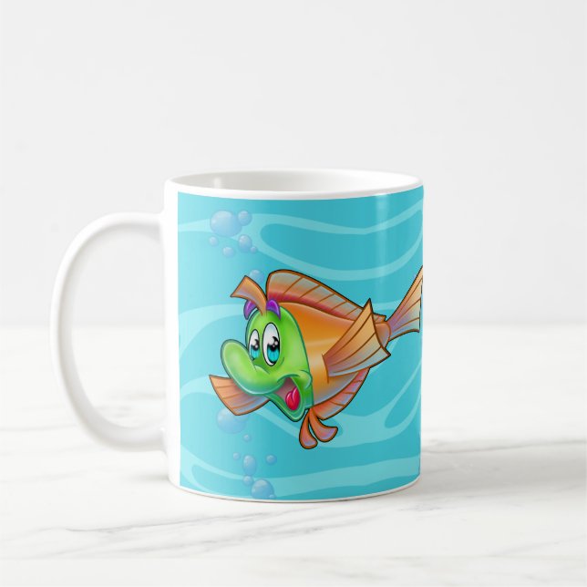 FriendFish Cartoon Kaffeetasse (Links)