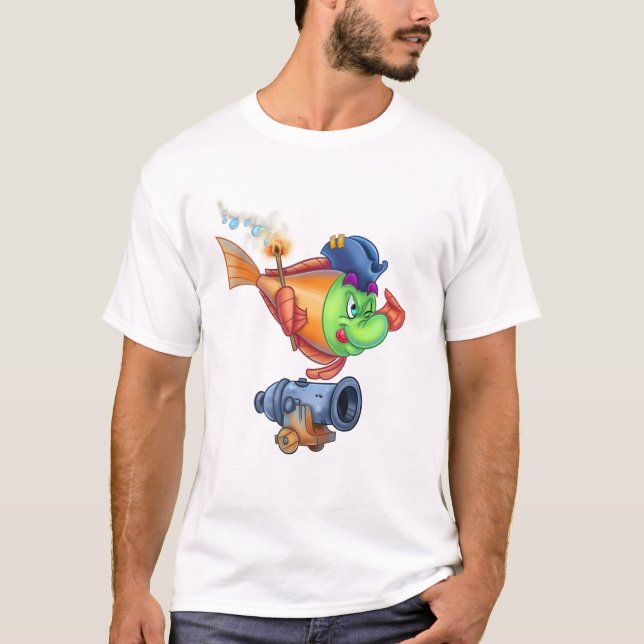 FriendFish Cartoon T-Shirt (Vorderseite)