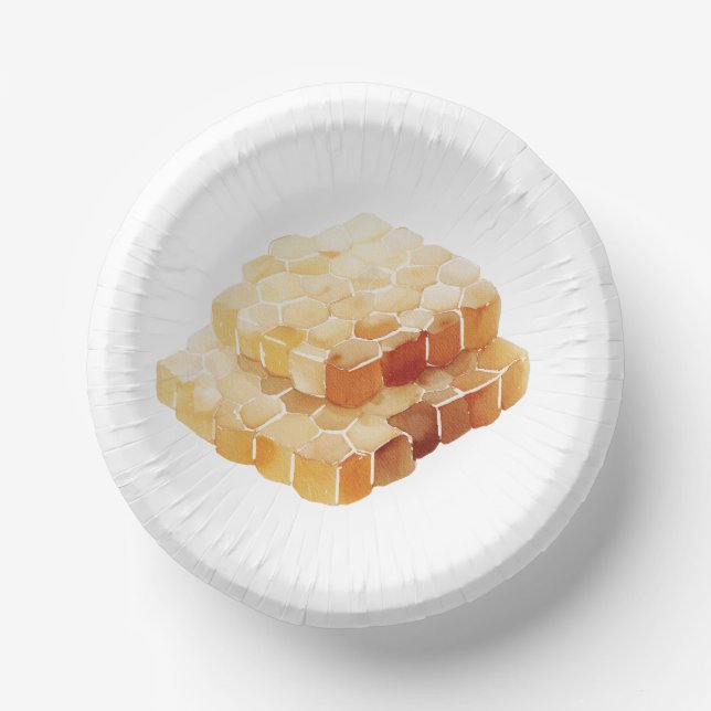 Friendly Bee Bowls Pappteller (Vorderseite)