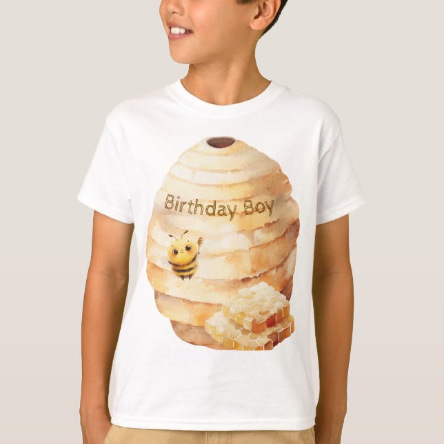 Friendly Bee Boys T - Shirt (Vorderseite)