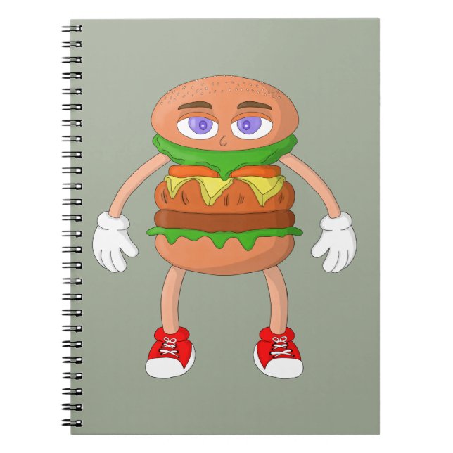 Friendly Burger Notizblock (Vorderseite)