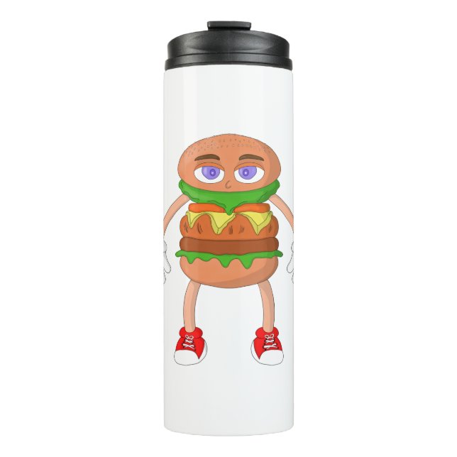 Friendly Burger Thermosbecher (Vorderseite)