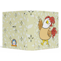 Friendly Chicken 3-Ring-Ordner