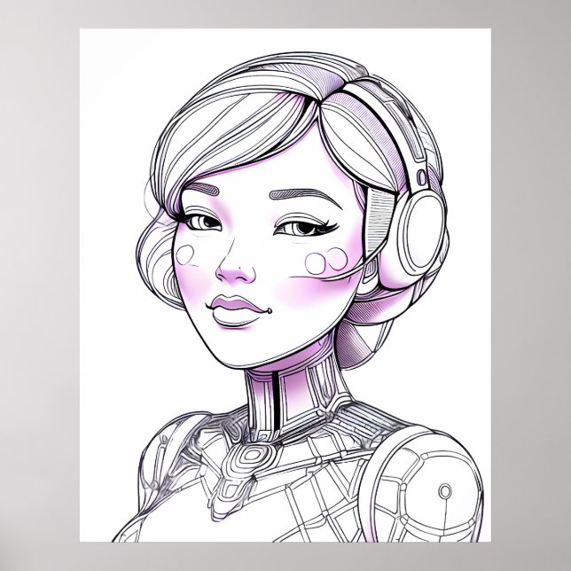 Friendly Cyber Companion Poster (Vorne)