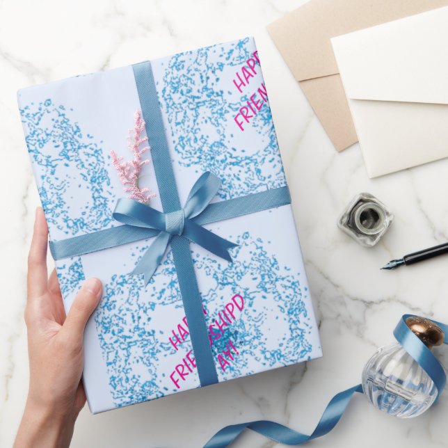 Friendly Day Wrapping Paper Geschenkpapier (Schenken)