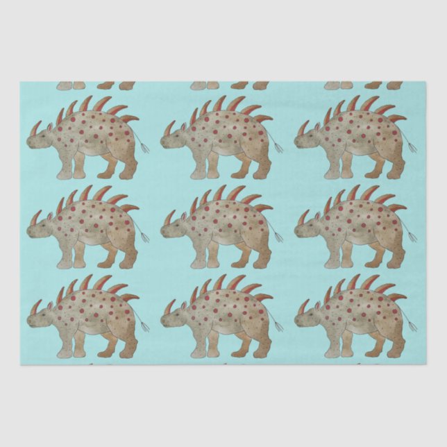 Friendly Dinosaur Seidenpapier (Vorderseite)