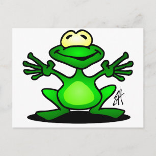 Friendly Frog Postkarte
