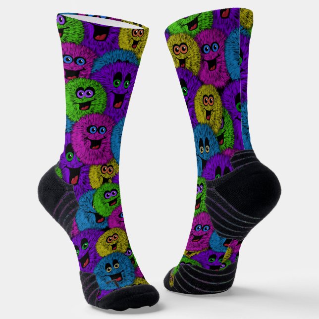 Friendly Fuzzles Socken (Gewinkelt)