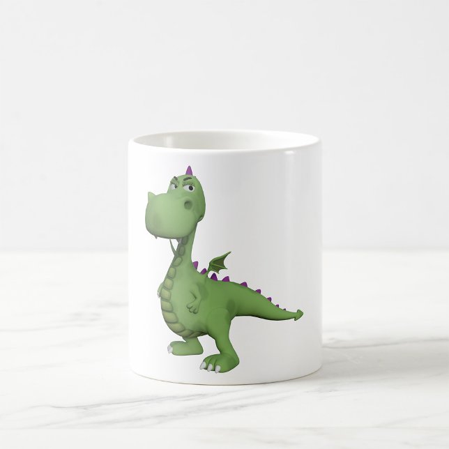Friendly Green Dinosaur Kaffeetasse (Von Creator hochgeladen)