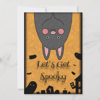 Friendly Halloween Bat Feiertagskarte