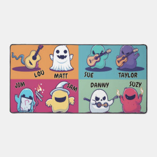 Friendly Halloween Ghosts Schreibtischunterlage