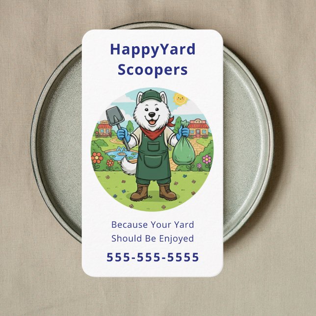 Friendly Hundedreck-Scooper Haustierabfall-Entfern Visitenkarte (Von Creator hochgeladen)
