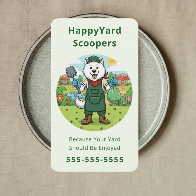 Friendly Hundedreck-Scooper Haustierabfall-Entfern Visitenkarte (Von Creator hochgeladen)
