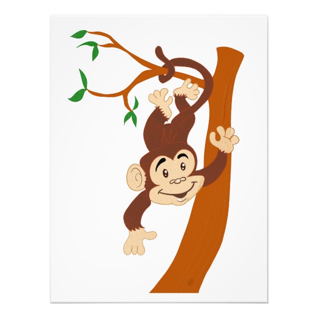 Friendly Monkey Fotodruck (Vorne)