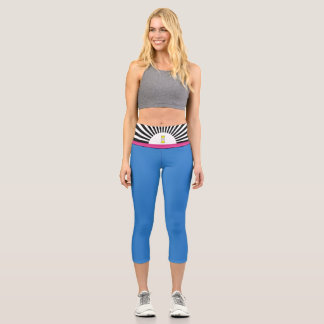 Friendly Pickleball-Logo - FARBEN ANPASSEN - Capri Leggings