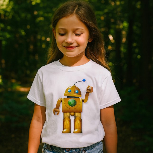 Friendly Robot Girls T - Shirt (Von Creator hochgeladen)