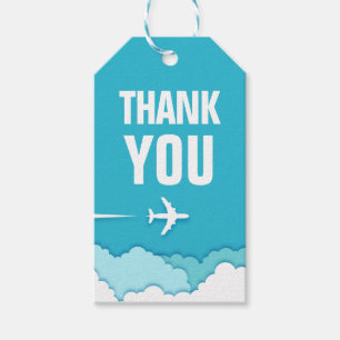 Friendly Skies Far Traveller Vielen Dank Geschenkanhänger