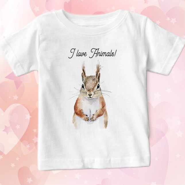 Friendly Squirrel  Baby T-shirt (Von Creator hochgeladen)