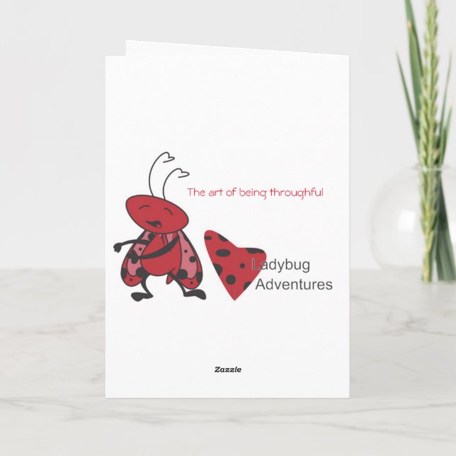 Friendly Squirrel Greeting Card Dankeskarte (Rückseite)