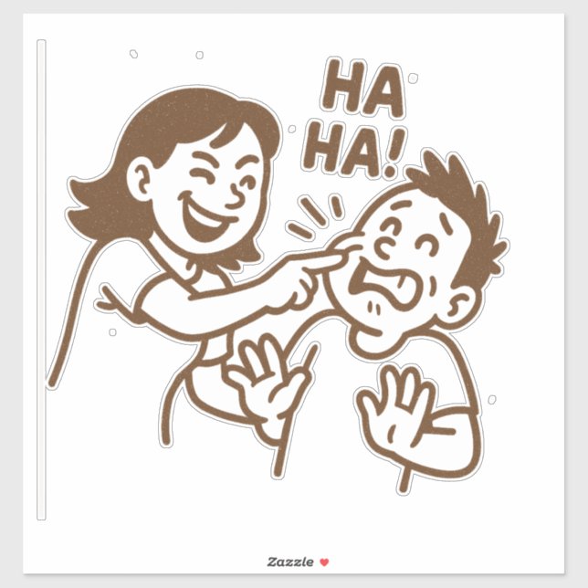 Friendly Tease Aufkleber (Blatt)