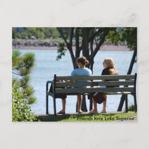 friends1, Friends Liebe Lake Superior Postkarte