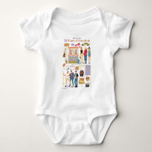 FRIENDS™ 30 Jahre Freundschaft Baby Strampler
