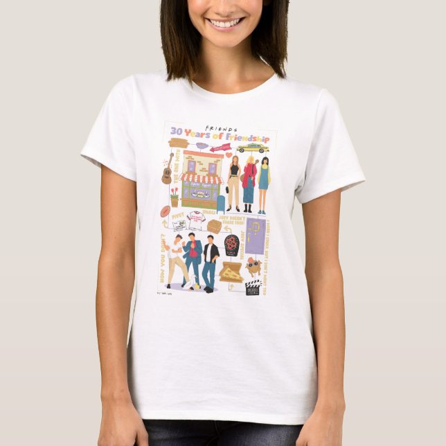 FRIENDS™ | 30 Jahre Freundschaft T-Shirt (Vorderseite)
