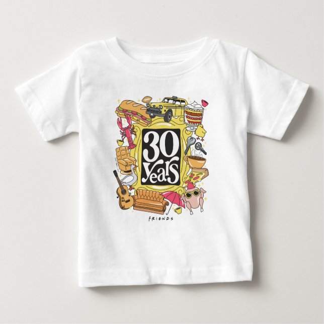 FRIENDS™ | 30 Jahre Grafik Baby T-shirt (Vorderseite)