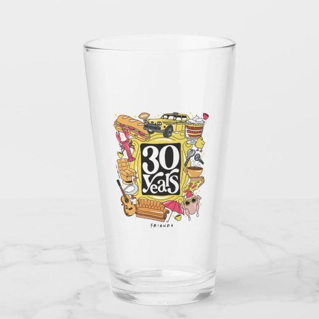 FRIENDS™ | 30 Jahre Grafik Glas (Vorderseite)