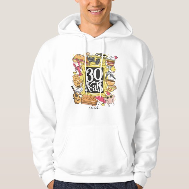 FRIENDS™ | 30 Jahre Grafik Hoodie (Vorderseite)